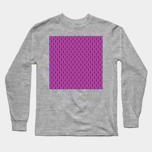 Wildflowers (salmon and purple) Long Sleeve T-Shirt